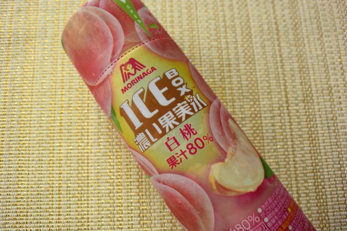 森永製菓「ICEBOX 濃い果実氷〈白桃〉」