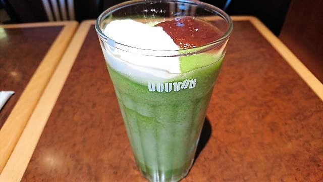 ドトールコーヒー「宇治抹茶フローズン」