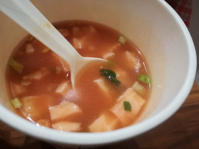絶品スープを発見！日清食品「旨だし膳　おとうふの海老すり流しスープ」