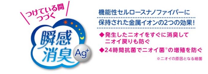 ポイズ さらさら素肌 Happinessin(ハピネスイン) 吸水ナプキン」【2個